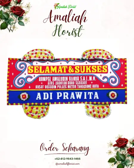 Papan Bunga Ucapan Selamat Kebonwaris